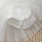 Платье боди с повязкой на голову KinDerLITTO «Трио», рост 56-62 см, цвет молочный - Фото 2