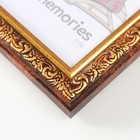 Фоторамка пластик "Винтаж" 10х15 см, карельская береза - Фото 3