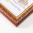 Фоторамка пластик "Винтаж" 10х15 см, красное дерево - Фото 3