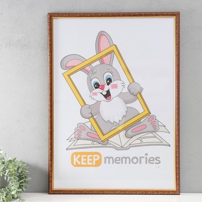 Фоторамка для фото 50×70 см Keep memories «Винтаж», красное дерево, (пластик)