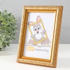 Фоторамка пластик "Винтаж" 10х15 см, золото - Фото 2