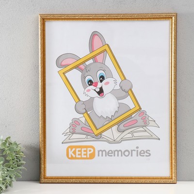 Фоторамка для фото 40×50 см Keep memories «Винтаж», золото, (пластик)