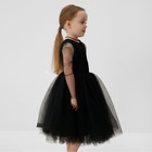 Платье нарядное детское MINAKU: PartyDress, цвет чёрный, рост 116 см - Фото 3