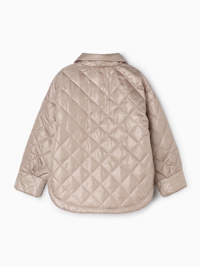 Куртка для девочки KAFTAN, бежевая, размер 30 (116-122 см)