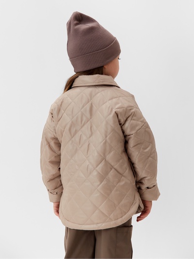 Куртка для девочки KAFTAN, бежевая, размер 30 (116-122 см)
