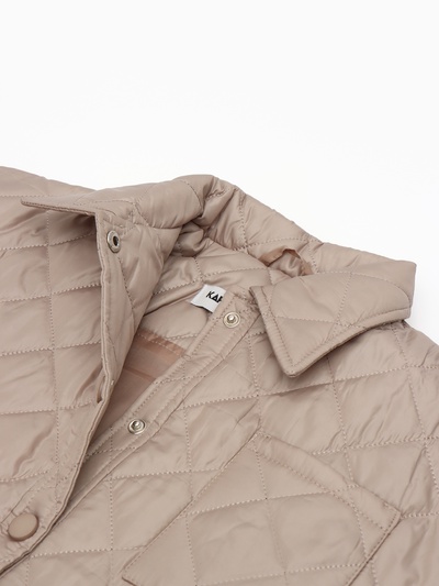 Куртка для девочки KAFTAN, бежевая, размер 30 (116-122 см)