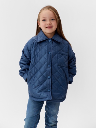 Куртка для девочки KAFTAN, синяя, размер 30 (116-122 см)