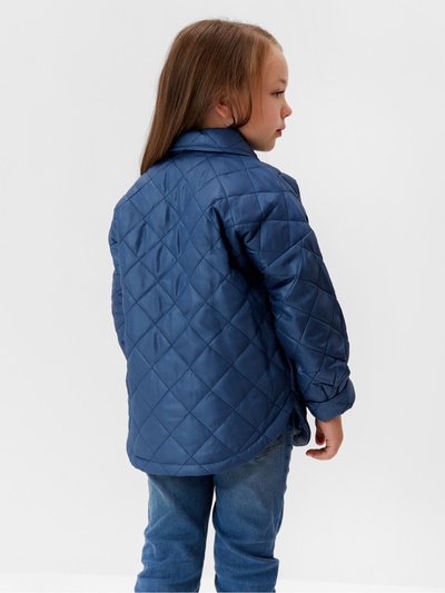 Куртка для девочки KAFTAN, синяя, размер 30 (116-122 см)