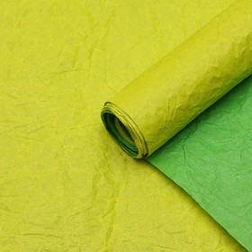 Бумага Эколюкс двухцветная салатовый /зеленый 0.66  x 5 м