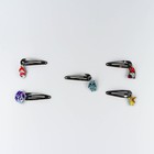 Заколка для волос, МИКС, 1.5 х 5 см (комплект 5 шт) - фото 24458729