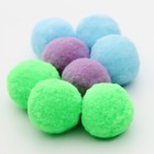 Набор плюшевых шариков, 8 шт., цвет МИКС - Фото 3