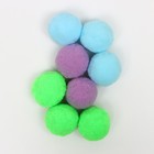 Набор плюшевых шариков, 8 шт., цвет МИКС - Фото 4