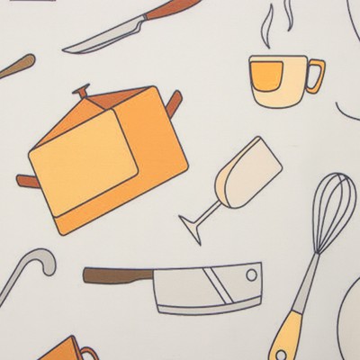 Фартук Доляна Кухня 70*80 см, 100% п/э