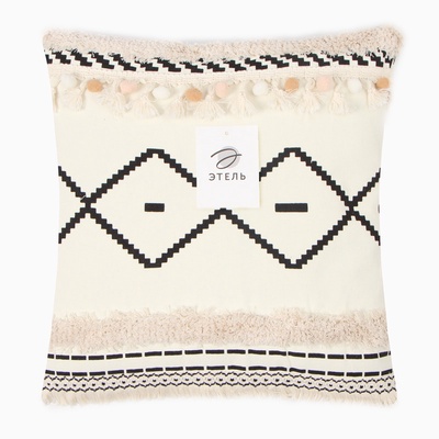 Наволочка декоративная Этель бохо Geometry 45х45 см, хлопок