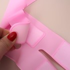 Маска для коррекции овала лица, на липучке, 60,5 × 10 см, цвет розовый - Фото 4