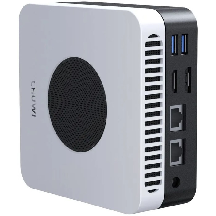 Неттоп Chuwi LarkBox X CWI556H, N100, 12Гб, SSD 512 Гб, UHD, Wi-fi, BT, Win 11, белый