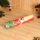 Коврик-лежак с принтом "С Новым годом, пожелание", 50х155 см - фото 5003624