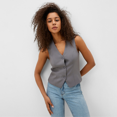 Жилет женский MIST: Classic Collection, размер 46, серый