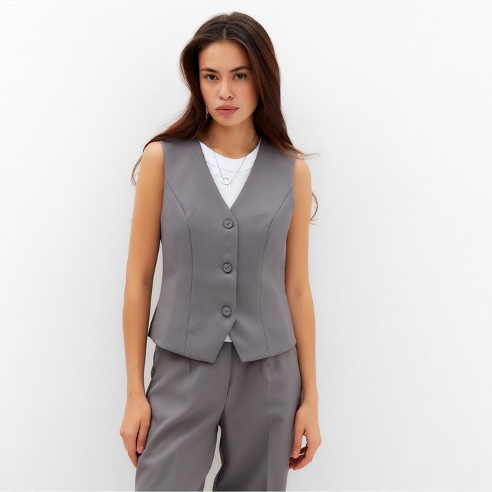 Жилет женский MIST: Classic Collection, размер 44, серый
