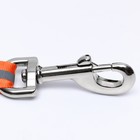 Рулетка "Пижон" с прорезиненной ручкой, 8 м, до 50 кг, трос, чёрно-оранжевая - фото 7843646