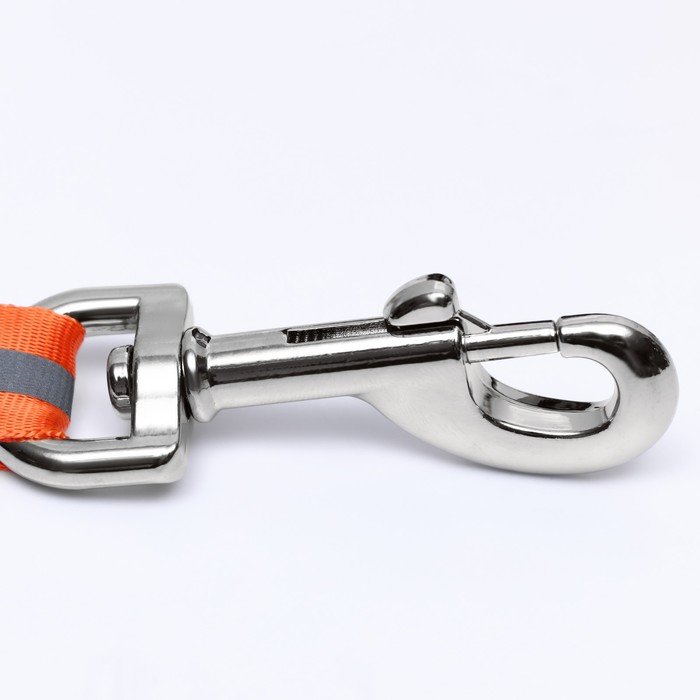 Рулетка "Пижон" с прорезиненной ручкой, 8 м, до 50 кг, трос, чёрно-оранжевая