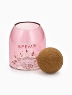 Банка новогодняя стеклянная для сыпучих продуктов «Волшебное время», розовая, 500 мл - Фото 4