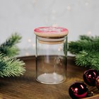 Банка для хранения новогодняя «Розовая сказка», стекло, 100 мл - Фото 3