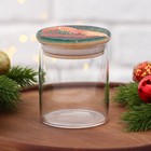Банка для хранения новогодняя Дорого внимание «Аромат праздника», стекло, 200 мл - Фото 3