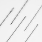 Иглы швейные, №1, d=0.7-0.9 мм, 3.6-5.5 см, набор 10 шт. - Фото 2