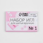 Иглы швейные, №1, d=0.7-0.9 мм, 3.6-5.5 см, набор 10 шт. - Фото 3