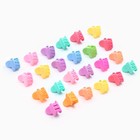 Краб для волос «Мамина бусинка», 24 шт.,1×1.5×1.5 см - Фото 5