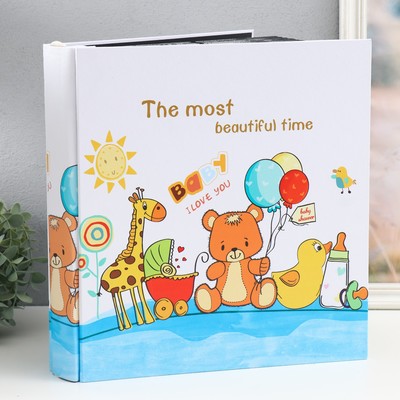 Фотоальбом кожзам на 1000 фото 10×15 см «Игрушки малыша», 36.2×33.8×6.8 см