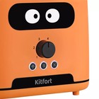 Тостер Kitfort КТ-4093-2, 870 Вт, 6 режимов прожарки, 2 тоста, оранжевый - фото 51480672 Тостер Kitfort КТ-4093-2, 870 Вт, 6 режимов прожарки, 2 тоста, оранжевый - фото 51480672