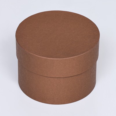 Набор круглых подарочных коробок 5 в 1«Кофе», 20×14 - 15×10 см