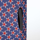 Чехол для чемодана 20", цвет синий/красный - фото 23164544