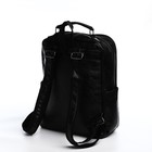 Рюкзак мужской на молнии, 4 наружных кармана, цвет чёрный - Фото 3