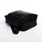 Рюкзак мужской на молнии, 2 наружных кармана, цвет чёрный - Фото 3