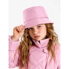 Панама стёганая детская AmaroBaby Trendy, размер 52-54, цвет розовый - фото 292953549