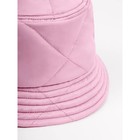 Панама стёганая детская AmaroBaby Trendy, размер 52-54, цвет розовый - Фото 4