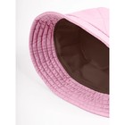 Панама стёганая детская AmaroBaby Trendy, размер 52-54, цвет розовый - Фото 5