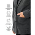 Пиджак для мальчика, рост 134 см, цвет серый - Фото 3
