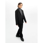 Пиджак для мальчика, рост 134 см, цвет чёрный - Фото 11