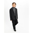 Пиджак для мальчика, рост 134 см, цвет чёрный - Фото 6