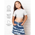Топ для девочки с короткими рукавами Amarobaby Generation, рост 134 см, цвет белый - Фото 2