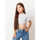 Топ для девочки с короткими рукавами Amarobaby Generation, рост 140 см, цвет белый - Фото 5