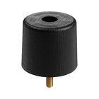 Опора мебельная с шпилькой 8×30 мм ТУНДРА OP104, пластик, цвет черное дерево, 60×60×50 мм - Фото 2