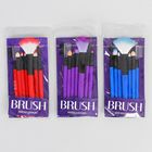 Набор кистей для макияжа, 7 предметов, цвета МИКС - Фото 4