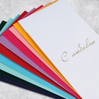 Набор подарочных конвертов «Поздравляю», 10 штук, тиснение, 11 х 22 см - фото 31241067