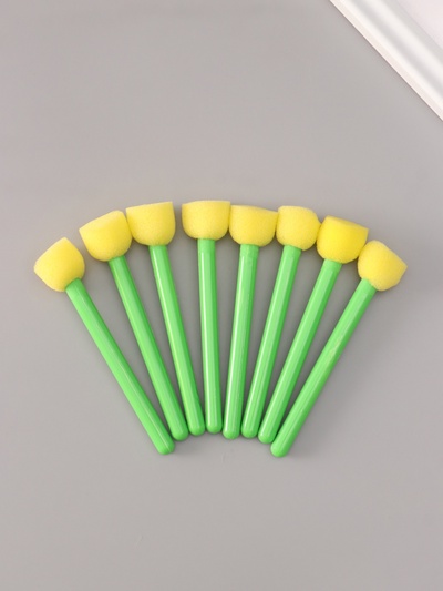 Набор кистей для рисования - спонжи, 8 шт., 10×2 см