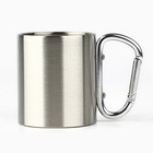 Кружка туристическая с карабином «BE WILD», 180 мл - Фото 3